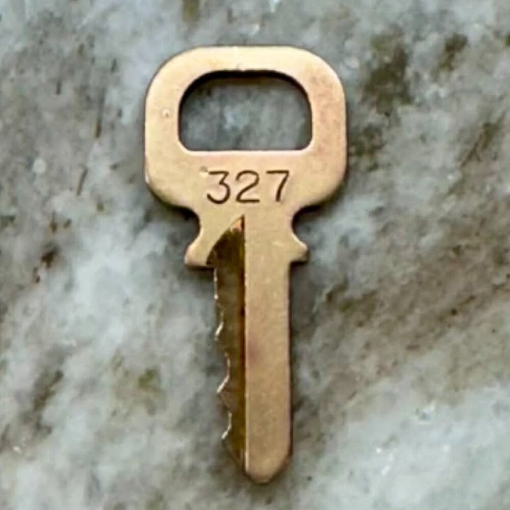 Louis Vuitton Brass Key #327 for Louis Vuitton Lock